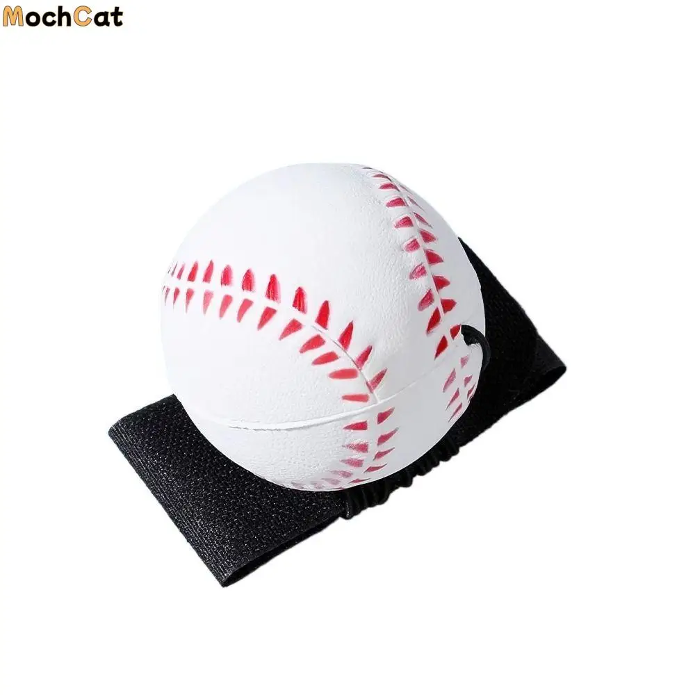 

On String Elastic Bouncing Return Ball Boring Hand Ball Game Hand Rebound Ball Exercise Sports Baseball