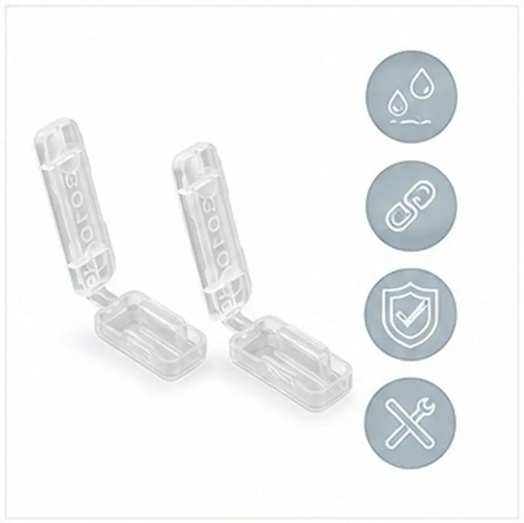 200Pcs Weather Resistant Clear Cable Tags Plastic Wire Label Holders for Organized Cord Management in Factories Data Centers and