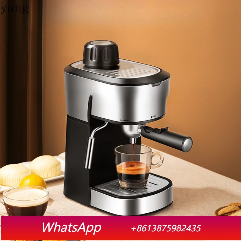 

LTT household coffee machine small espresso semi-automatic steam stick milk foam machine integrated