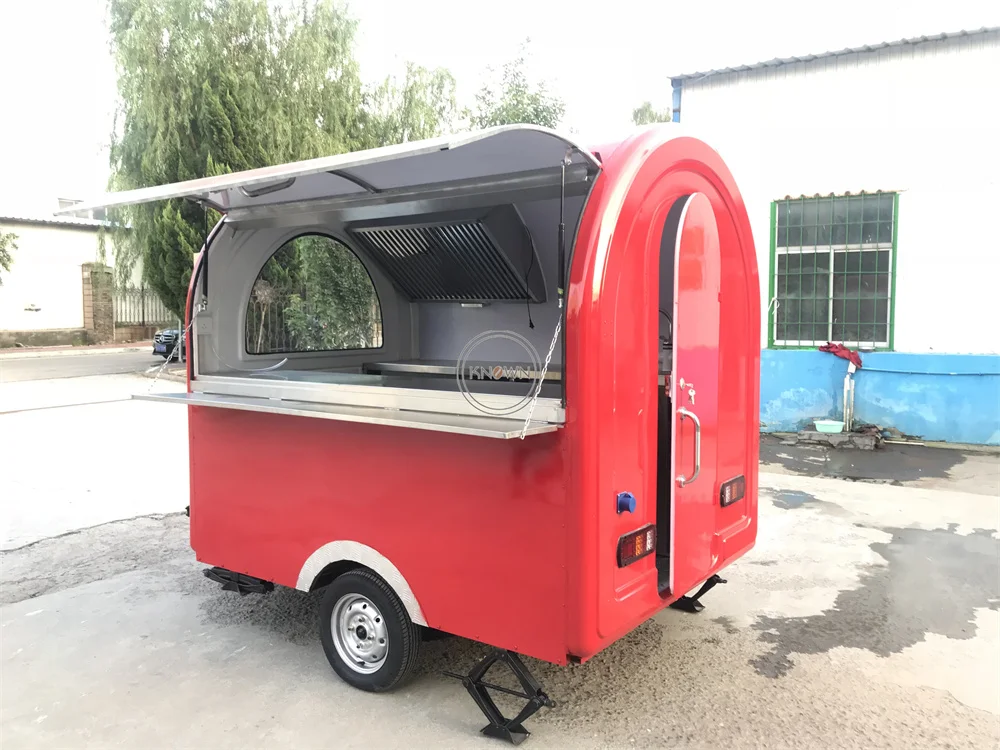 モバイルレストラン高速食品カート、ケータリング、コーヒースナックキオスク、トラックトレーラー、カスタムサイズ