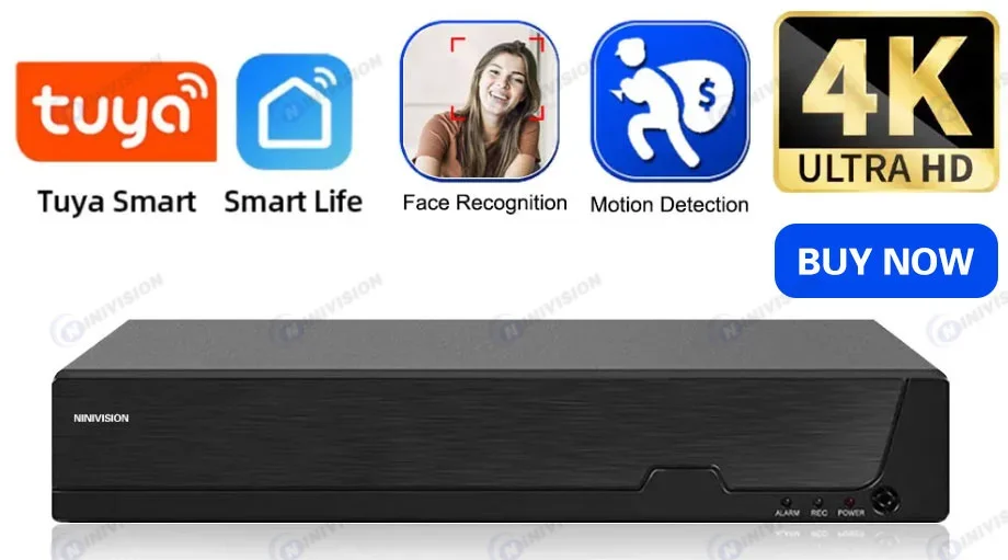 Samrt Life Ultra HD 6MP POE Camera Human Detect Dome Outdoor Audio IP Camera IR NightVision for TUYA POE NVR Surveillance System