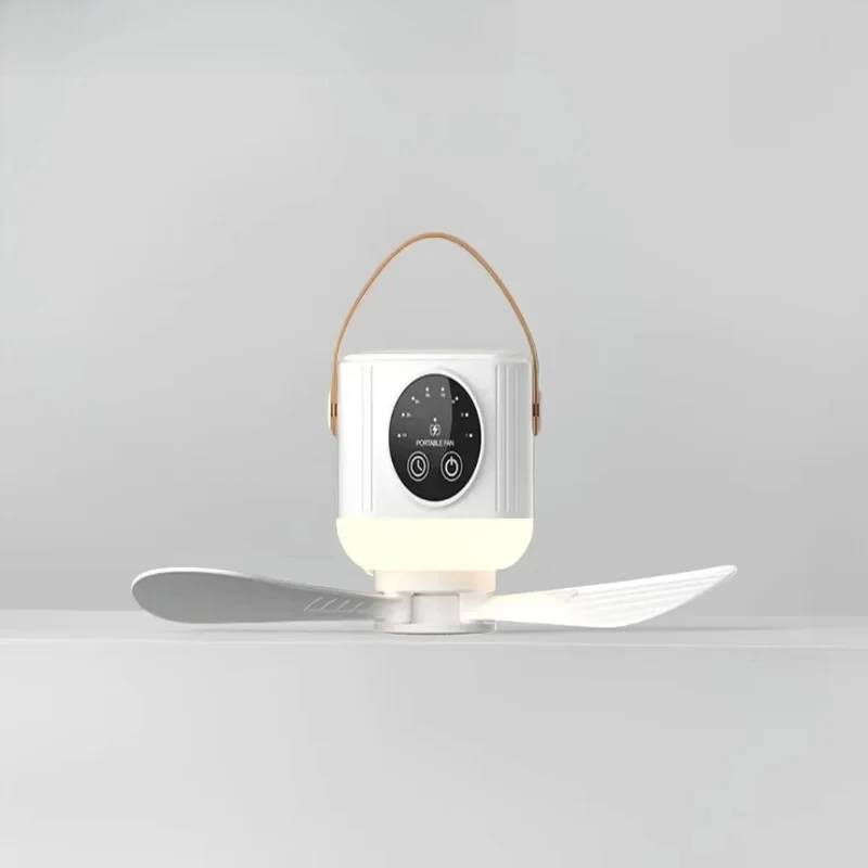 homefish-ポータブル-led-ライト-ファン付き-サイレント充電式プラグイン天井ファンランプ-リモコン付き-7200mah-寝室キャンプ用