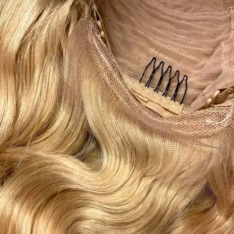 

613 Hd Lace Frontal Wig 13X6 Human Hair Wigs 100% Honey Blonde Body Wave Front Female Hair Vietnamese Raw Hair Pre Plucked Weavi