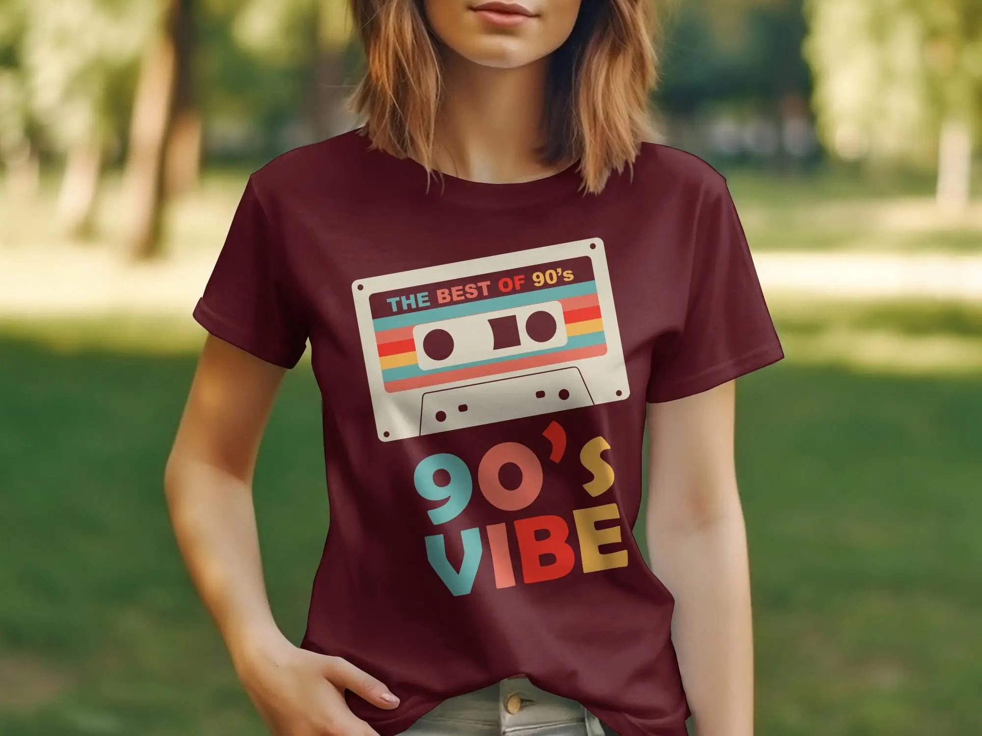 mixtape 80's 90's vibe T shirt vintage graphic tee him her dance party birthday gift idea