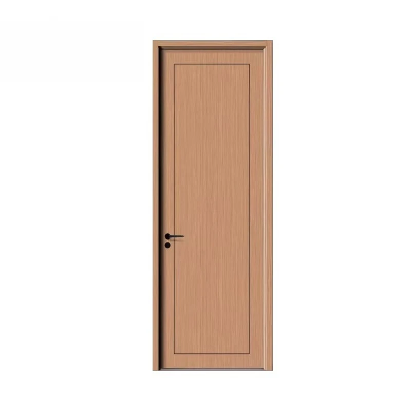 Soundproof wooden doors, unlacquered wood fire escape doors, steel door fans, meet project requirements, hardware pre-installed