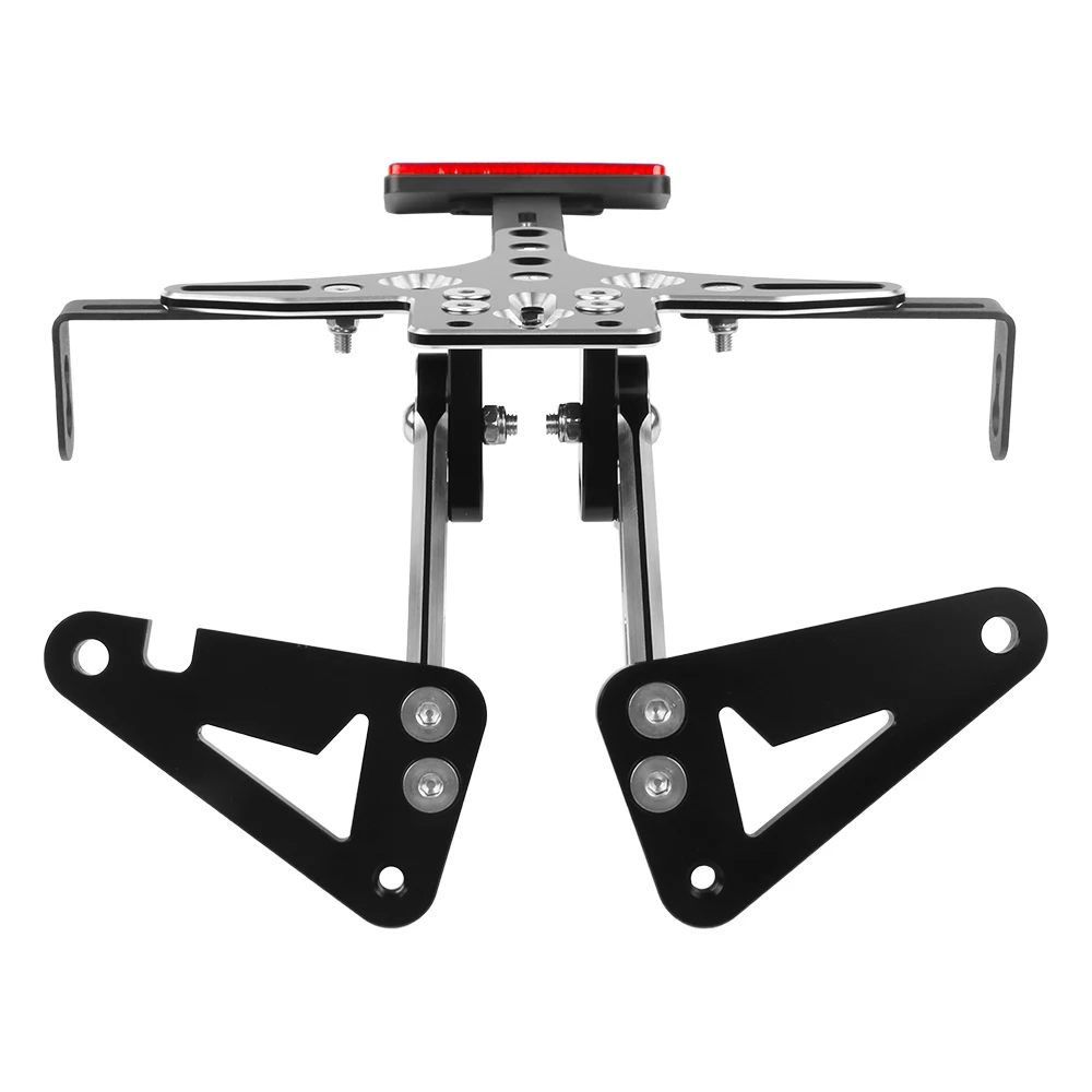 For Yamaha TMAX530 TMAX T MAX 530 2012-2019 Motorcycle License Plate Holder Adjustable Rear Fender Eliminator With Signal Light