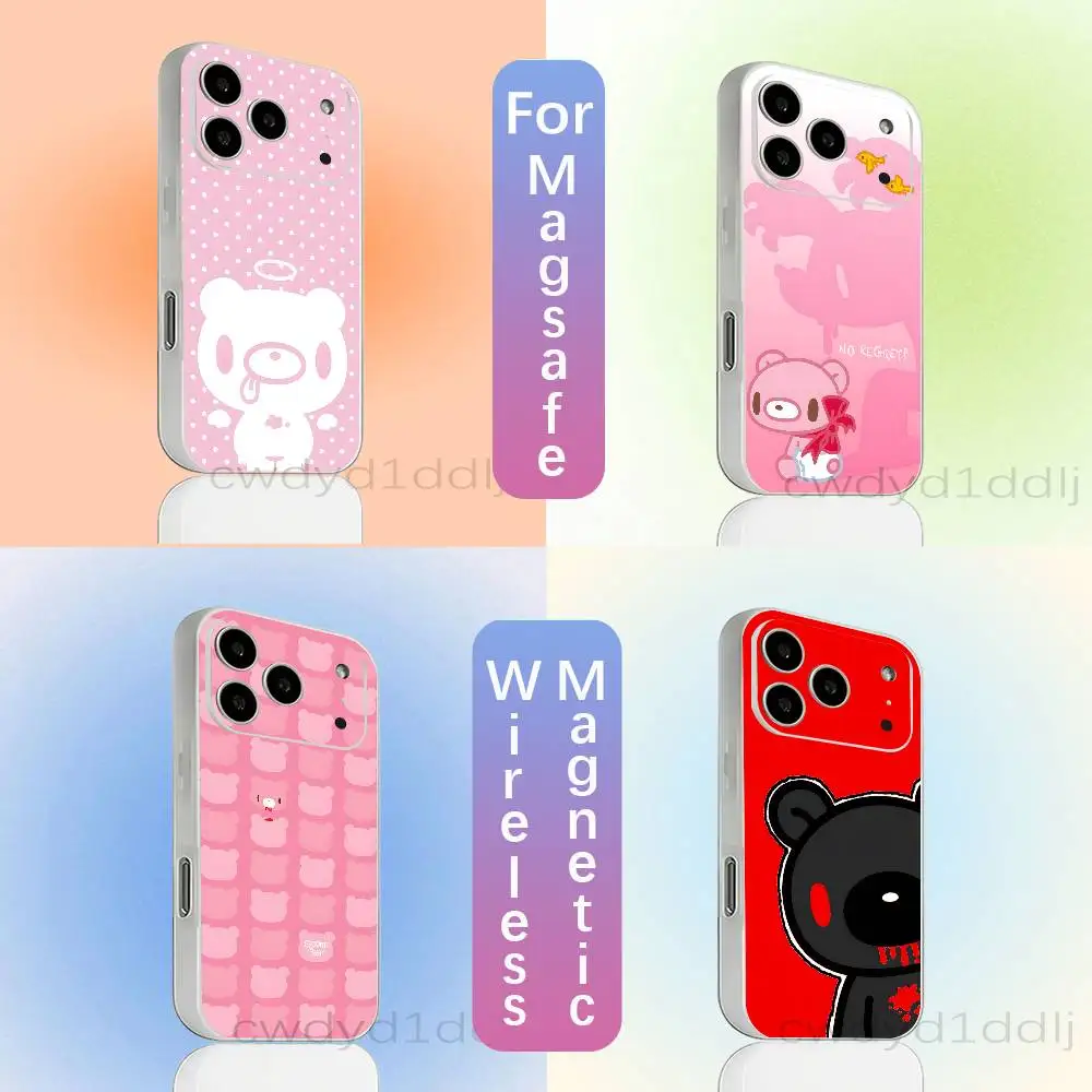 

Cute G-Gloomy Bear Phone Case For iPhone 15,16,17,13,14,11,12,Pro,Max,Plus,E,Air,Mini with Magsafe Magnetic Transparent
