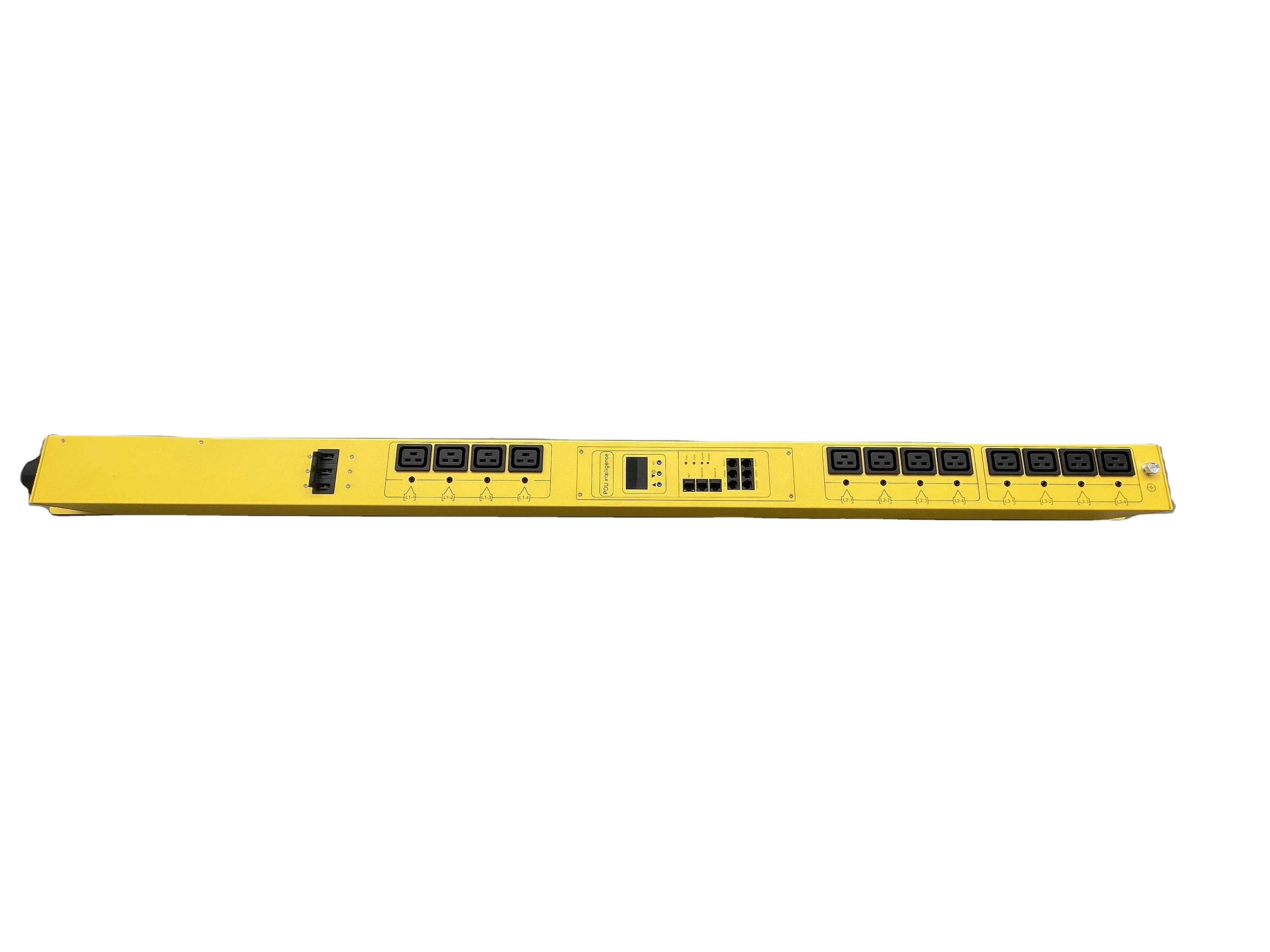 KLS High-power C19 socket Smart PDU Three-phase 415V 63A 45KW circuit breaker output branch protection