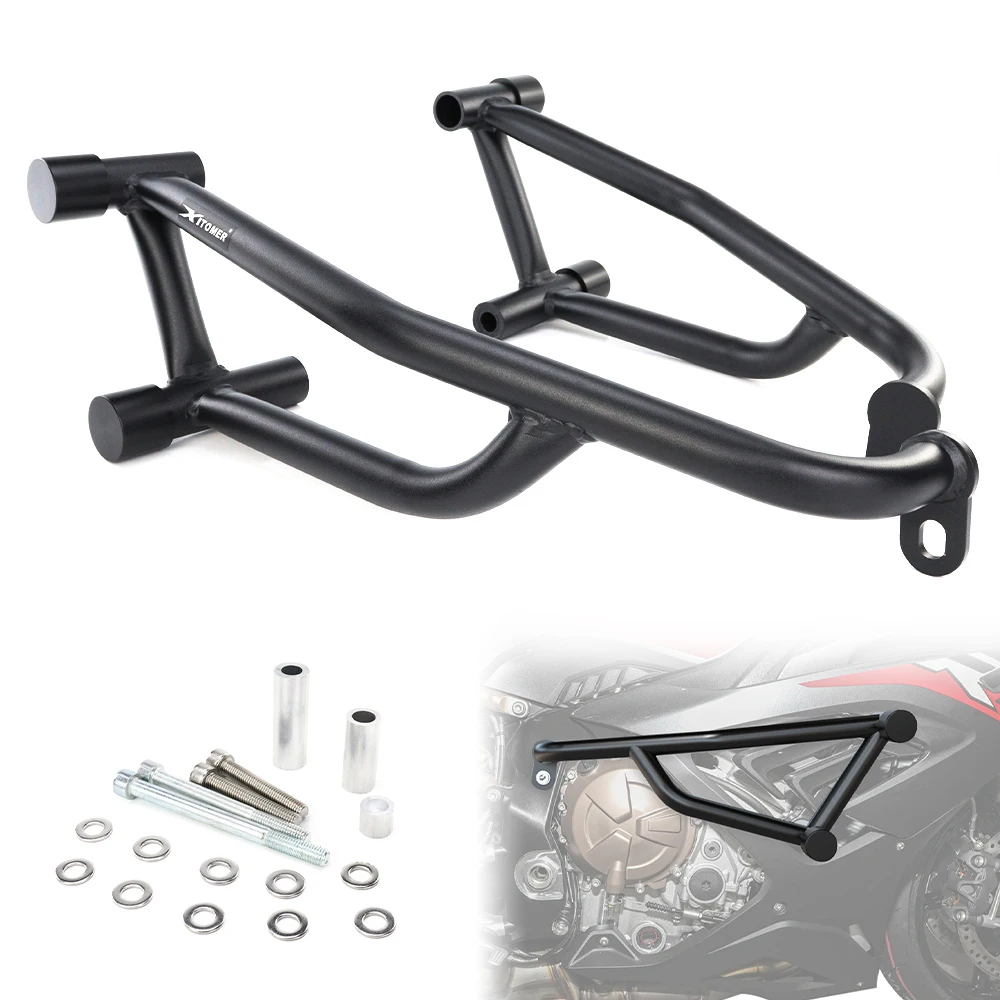 

Crash Bar Motorcycle Stunt Cage Engine Guard Bumpers Frame Protector Race Rail S1000RR 2019 2020 2021 2022 S1000RRM 2022 For BMW