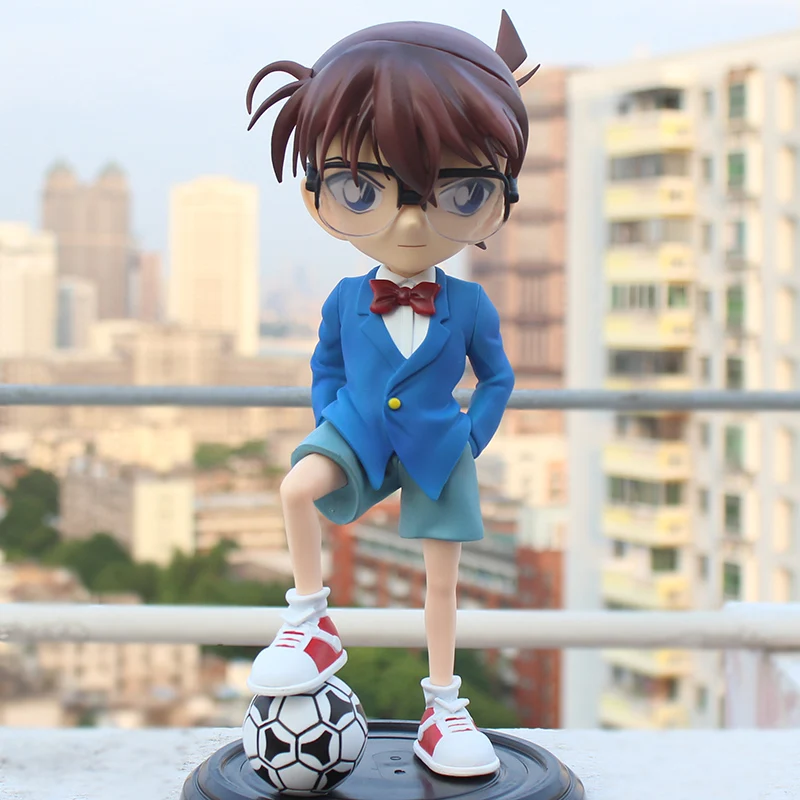 31CM Detective Conan LK Kudou Shinichi Edogawa Konan GK 1/4 Scale PVC Figure Anime Collectible Model Toy