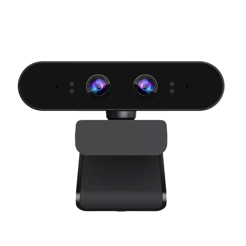 HD 2 Mega Wide Dynamic Binocular Web Camera PC 1080P Infrared Backlit Facial Recognition Webcam Camera USB Drive Free Module