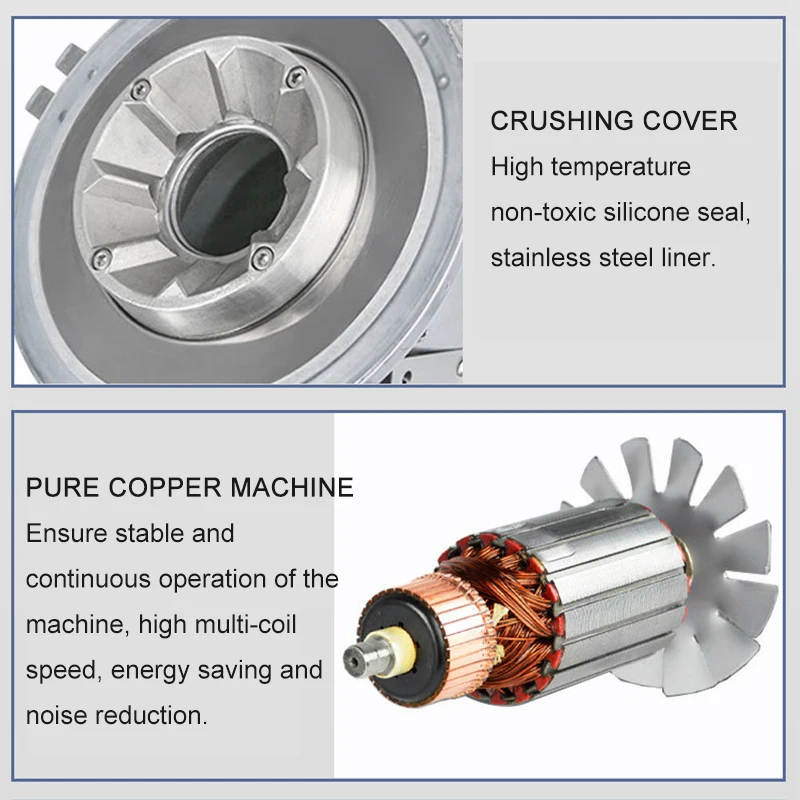 Automatic 220V Stainless Steel Ultra-fine Particle Mill Micron   Powder Pulverizer for Home Use