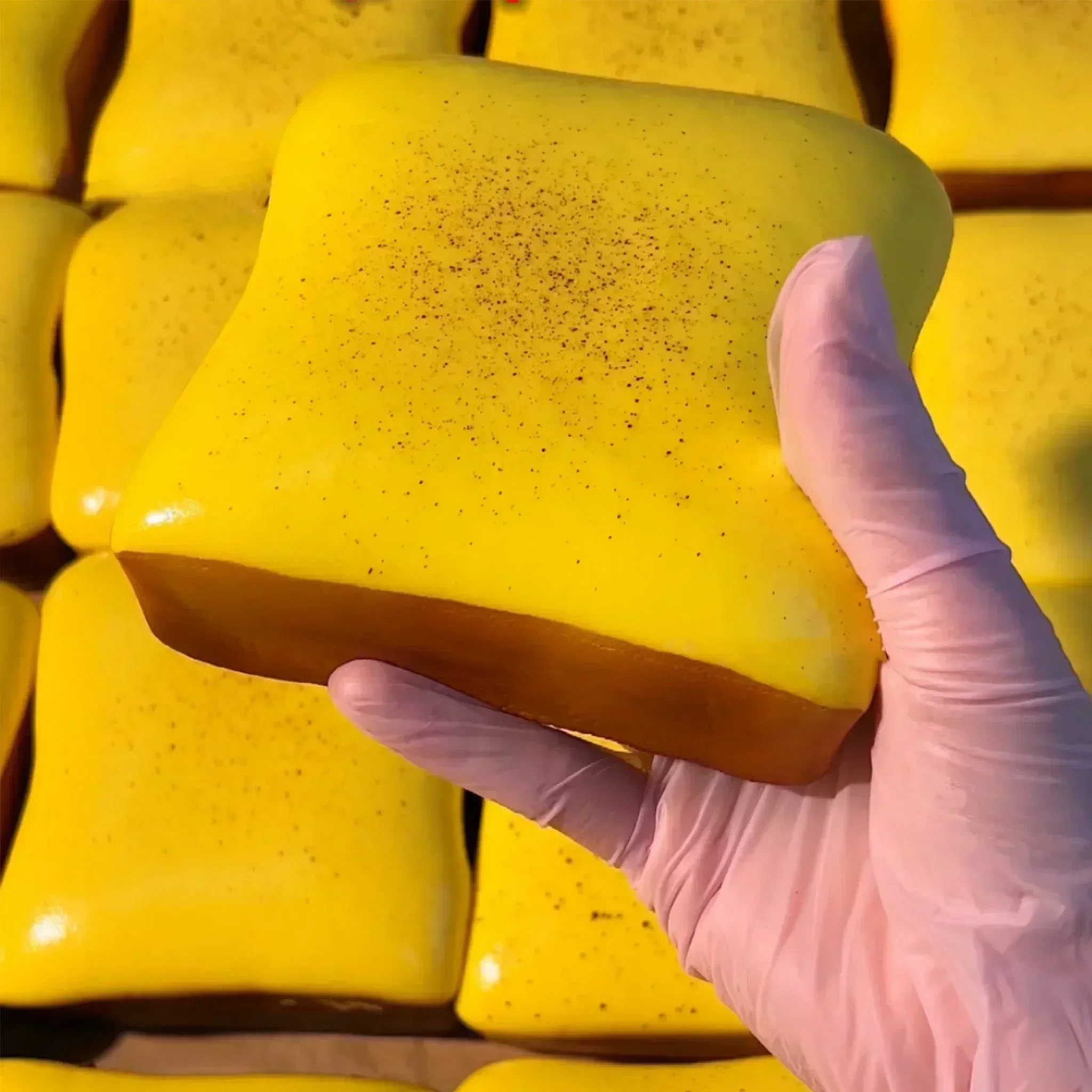 Vaseline Großer Käseblock Quetschspielzeug Vaseline-Textur Weiches Fidget-Spielzeug Realistische Lebensmittelimitation Formbares Quetschspielzeug – Detail 11