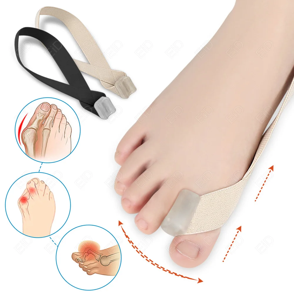 Gel Toe Separator Hallux Valgus Bunion Corrector Orthotics Feet Bone Thumb Adjuster Correction Silicone Pedicure Straightener