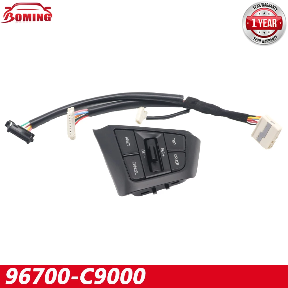 96700-C9000 96700C9000 Black NEW Inner Steering Wheel Multimedia Control Switch For Hyundai Creta ix25 2015-2019 96700 C9000