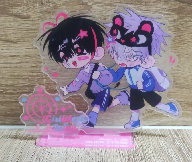 Novo auto-feito anime periférico alienígena palco acrílico placa de pé decoração de mesa ornamento bonito fãs presente de aniversário brinquedos
