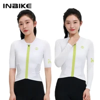 INBIKE 2025 Jersey de ciclismo para mujer, camisetas de manga corta para bicicleta de montaña, camisa para mujer, ropa de ciclismo ultra transpirable