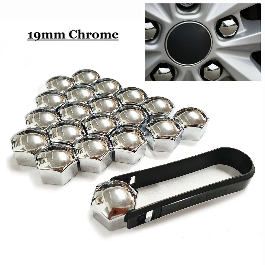 

20Pcs 19mm Chrome Silver Wheel Nut Cap Bolt Covers For Any Car Wheel 19mm Bolts Or Nut Wheel Nut Cap Bolt Covers For Ford Cougar