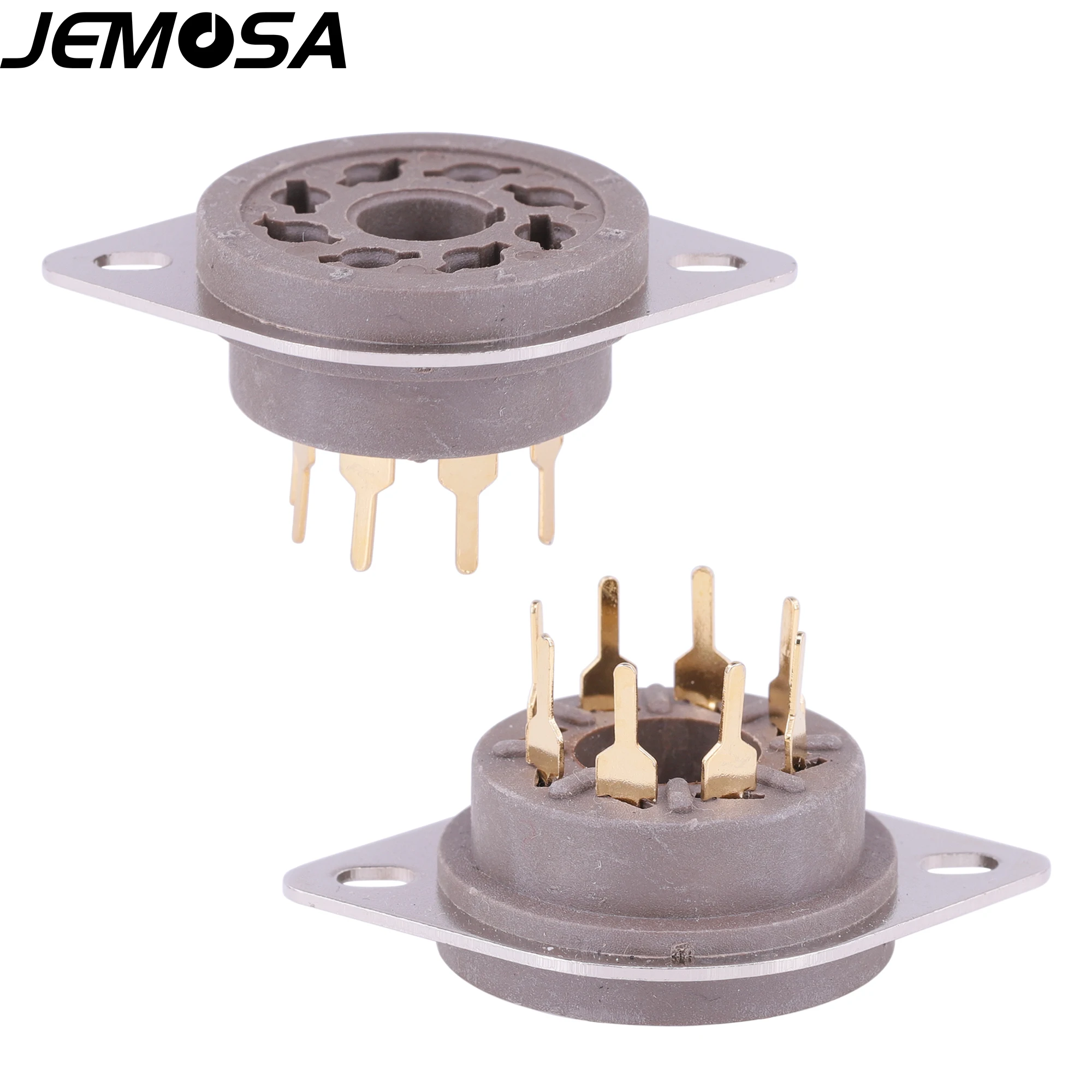 Bakelite 8Pin ซ็อกเก็ต GZS8-F2วาล์วหลอด KT88 6SN7 6V6 6L6 EL34 6550 6N8P 5881 5U4G สูญญากาศ HIFI เครื่องขยายเสียง