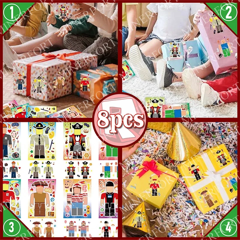 8Pcs Roblox Cartoon Game DIY S - đánh giá và giá Gaming Accessories Roblox