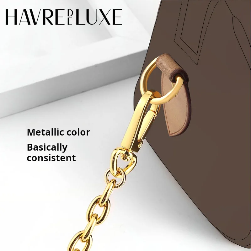 Bag Strap For Lv Speedy20 25 Bag Shoulder Strap Modification Crossbody Vegetable Tanned Leather Chain Bag Strap Bag Accessories