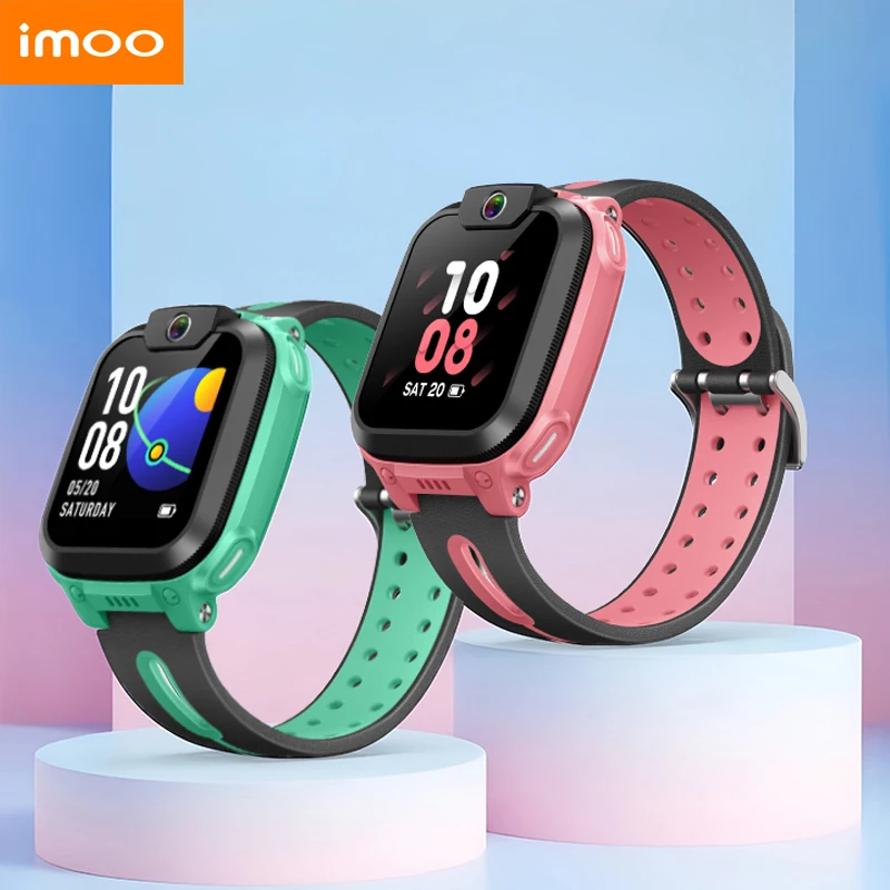 Imoo Z1 reloj teléfono 4G Smartwatch pantalla de 1,3 pulgadas cámara gran angular de 2MP mensajes de voz GPS SOS IPX8 BT4.2 videollamada HD para niños
