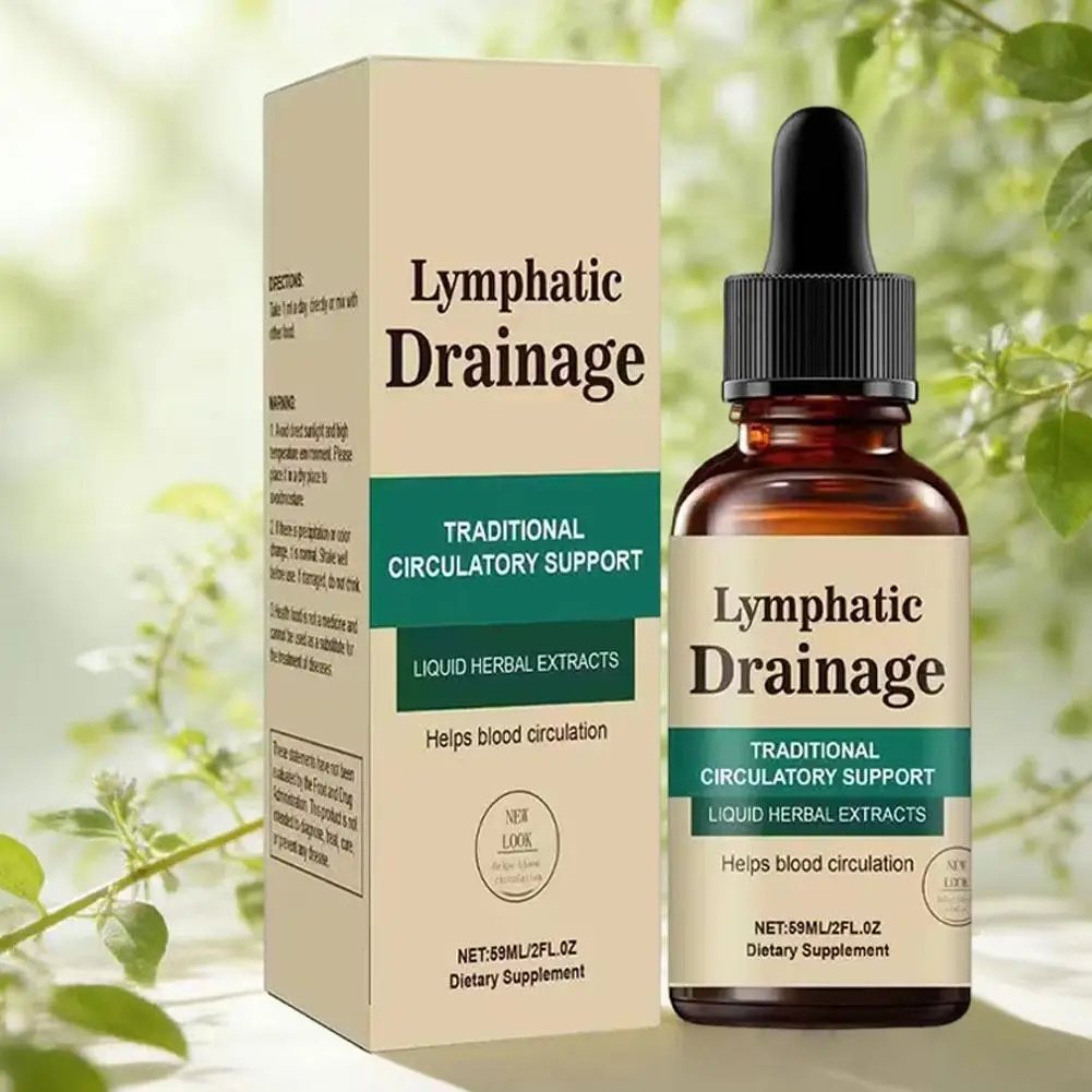 Lymphdrainage-Tropfen Premium Natürliches Pflanzenserum Ampulle für Lymphdrainage, Toxinreduzierung, Verbesserung von Schwellungen Tägliche Pflege – Detail 6