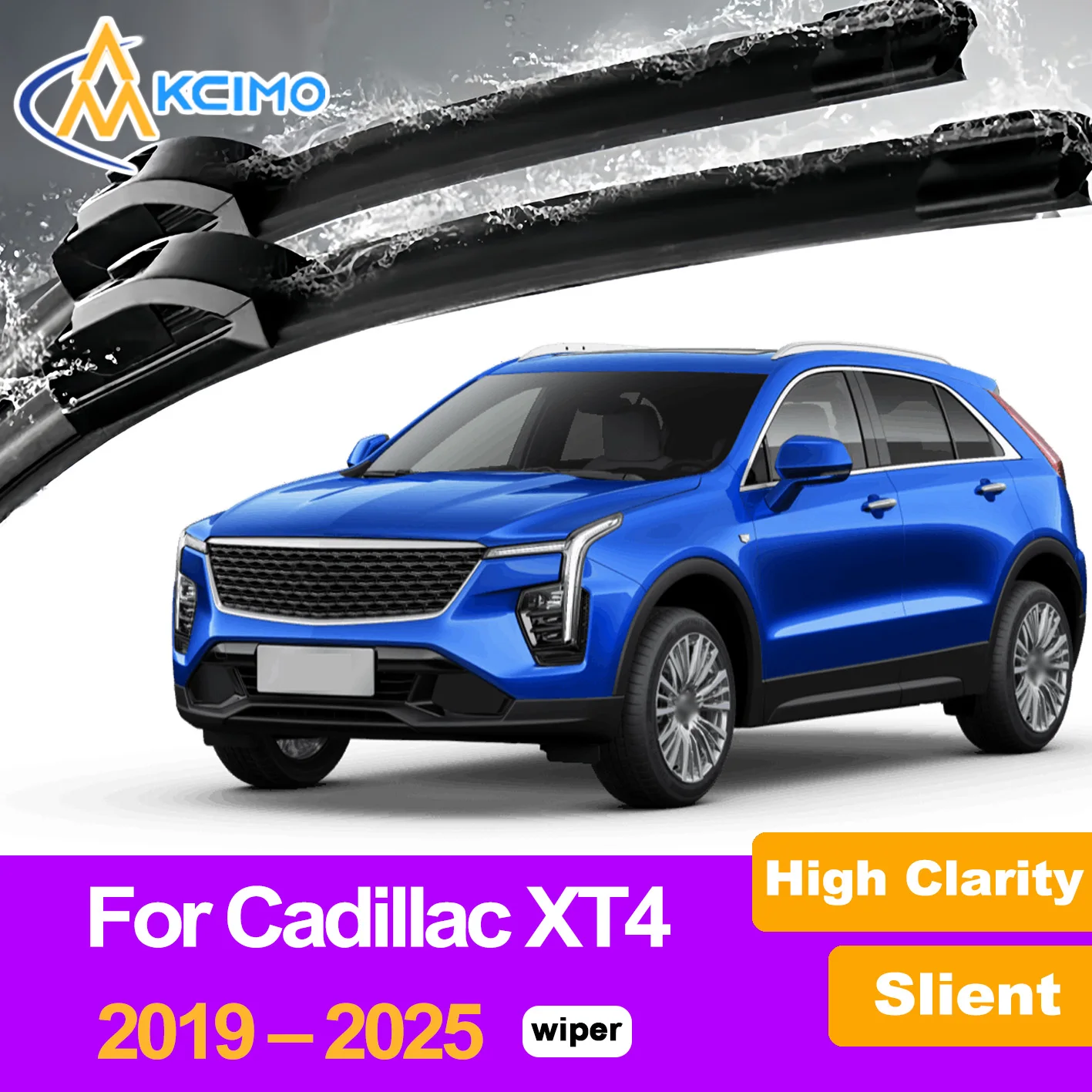 

2Pcs Front Windshield Wiper Blades For Cadillac XT4 2019–2025 Windscreen Window Car Accessories
