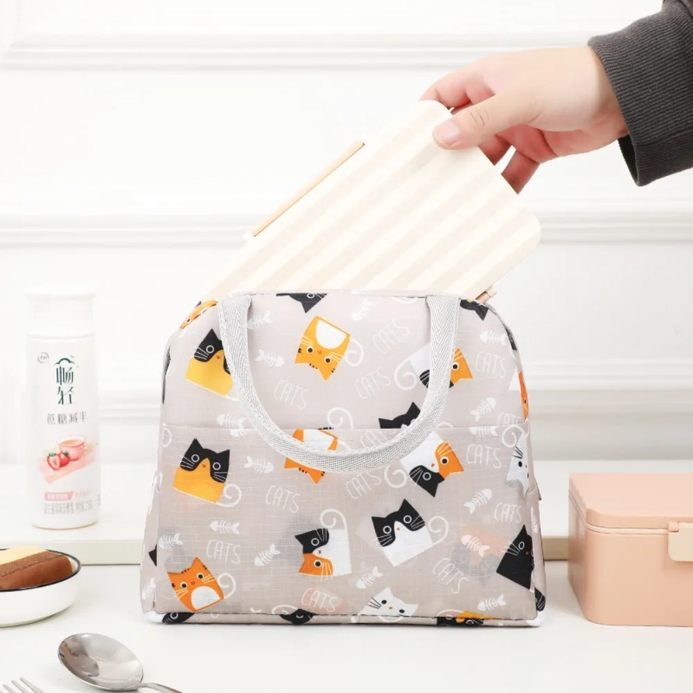 Color Insulation Bag Large Capacity Lightweight Taking Out Meals Lunch Bag Thick Aluminum Foil Lunch Box Bag Insulated Lunch Bag