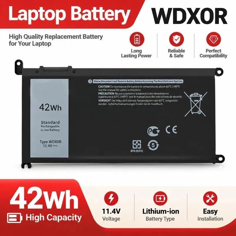 Laptop Battery for WDX0R 5368 5468 7368 14-7460 15-7560 P86F