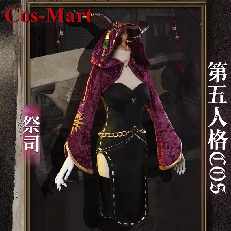 Cos-Mart Game Identity V Priestess Fiona Gilman Cosplay Costume Initial Fashion Dress Female Party Role Play Clothing