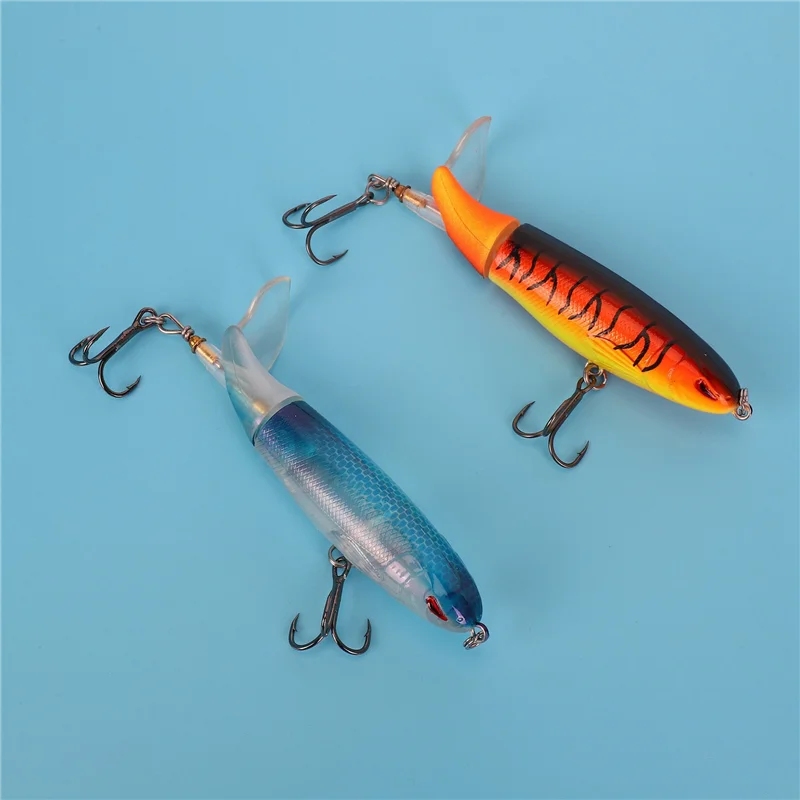 -ABHW 12Pcs With Box Whopper Plopper 100Mm 13G Floating Popper Fishing Lure Artificial Hard Bait view 5