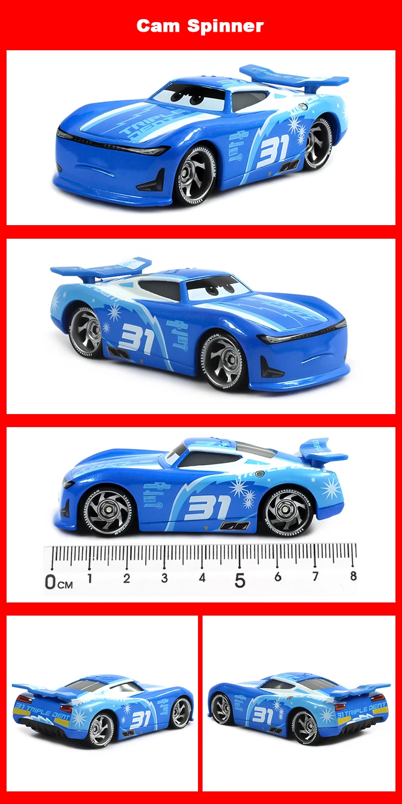 Pixar Cars 3 Spielzeug Lightning McQueen 1:55 Diecast Neue Generation Nummerierte Rennfahrer Metall Diecast Legierungsautos Spielzeug Geschenke – Detail 12