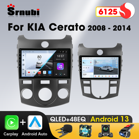 Srnubi 자동차 라디오 안드로이드 13 자동 KIA Forte Cerato 2008-2014 멀티미디어 비디오 플레이어 GPS DVD Carplay 스테레오 오디오 헤드 유닛 Srnubi 자동차 라디오 안드로이드 13 자동 KIA Forte Cerato 2008-2014 멀티미디어 비디오 플레이어 GPS DVD Carplay 스테레오 오디오 헤드 유닛