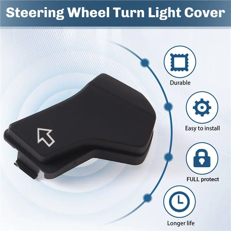 L10A For Ferrari 458 488 Compatible Steering Wheel Turn Light Cover Signal Lamp Switch Cover 255429PP 255430PP Left