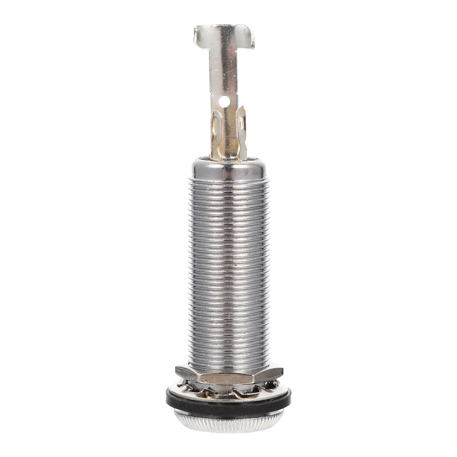 

Electric Guitar Bass Barrel Jack Cylinder Output Jack Tube Type Plug Stereo Plug Compact High Sensitivity Durable Guitar