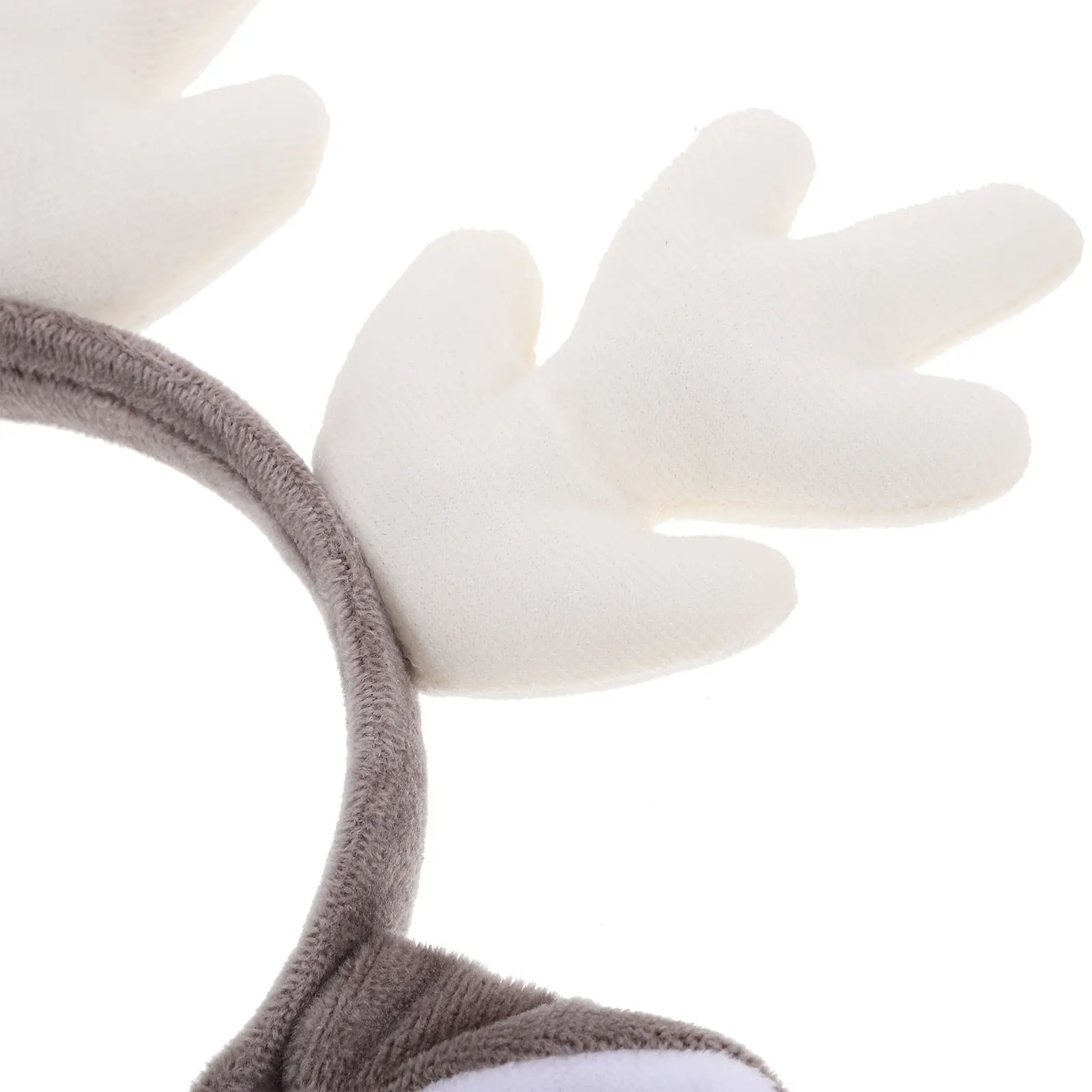 

Christmas Deer Antler Headbands Xmas Hair Hoops Plastic Costume Props Party Headwear Soft 3D Realistic Lovely
