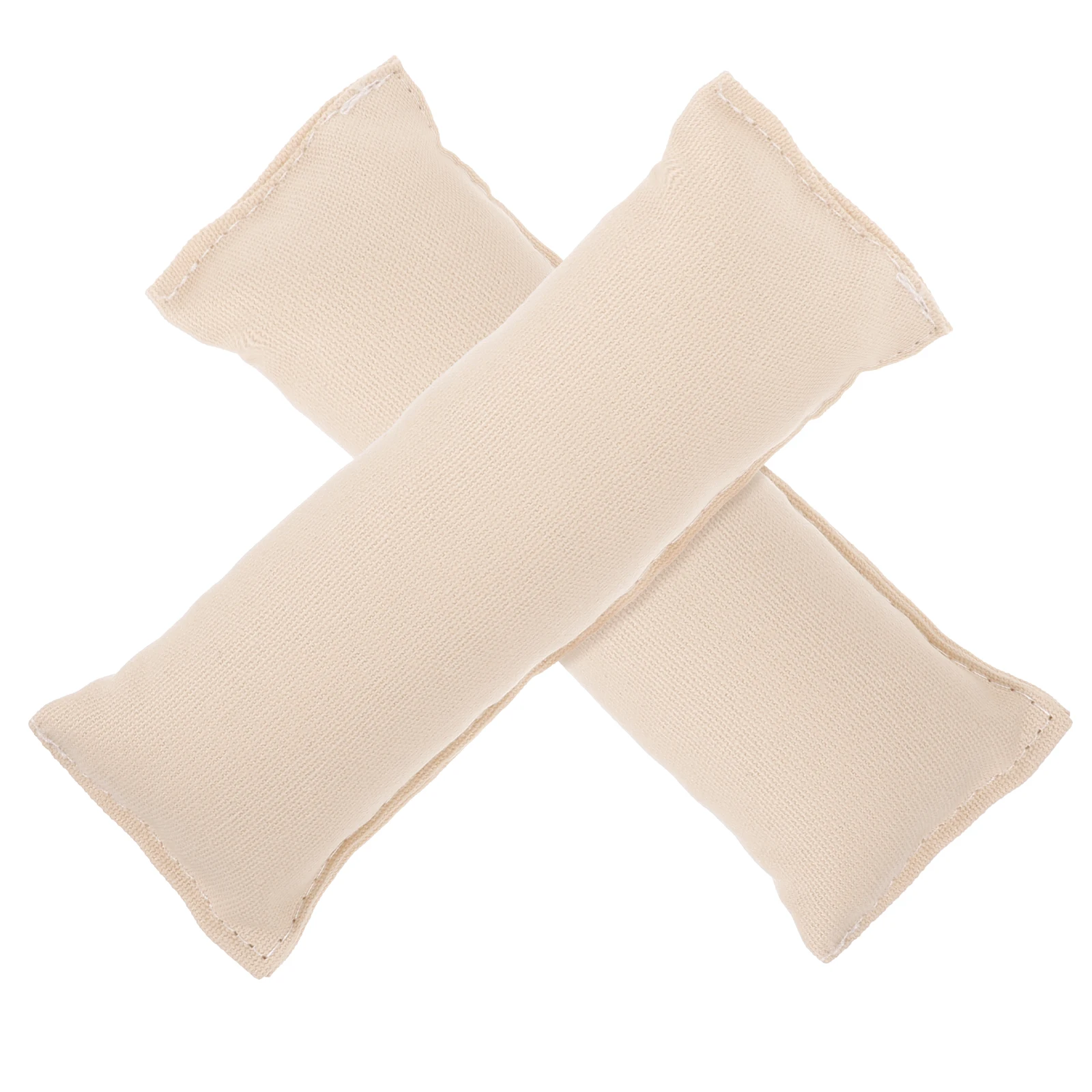 2Pcs Computer Elbow Pad Mat White Color Desk Wrist Support Ergonomic Long Term Soft Wrist Protection Mouse