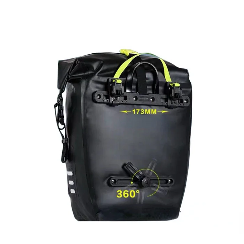 Bolsa lateral de liberación rápida para bicicleta, accesorio ajustable para mochila de ciclismo, hebilla fija