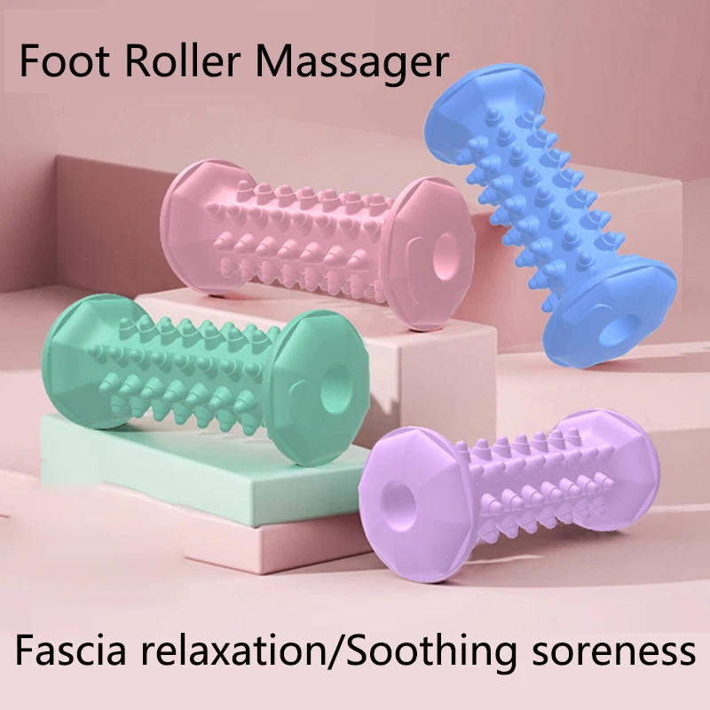 

Foot Roller Massager Relieve Soreness Plantar Fasciitis Deep Tissue Back Leg Arm Acupoint Stimulation Muscle Massage Relax Tools