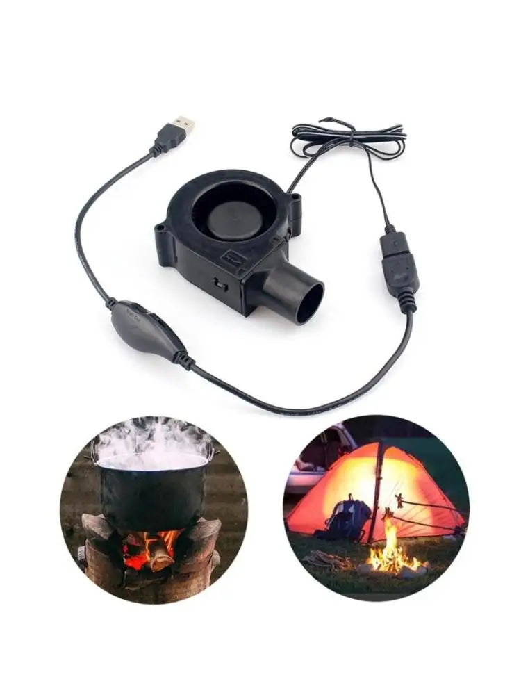 

Вентилятор для барбекю с питанием от USB — 7 см, 3700 об/мин, 5 В, портативный вентилятор с питанием от USB и регулировкой для