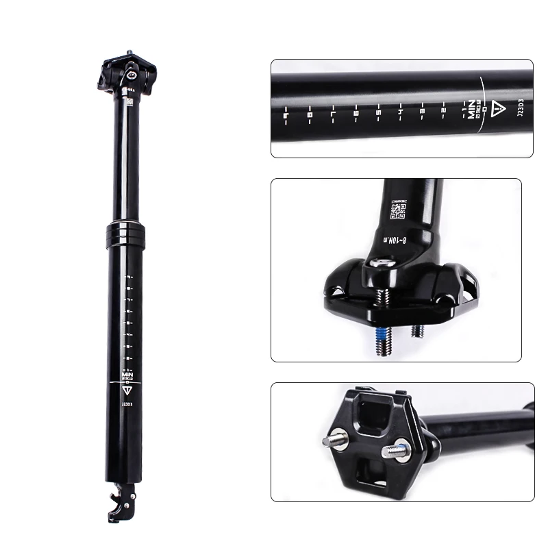 Tranz-x Dropper Seatpost Internal Cable Routing 30.9mm Hydraulic Lifting Mountain Biycle Seat Post Tube Part ﻿