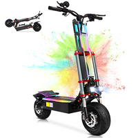 TIFGALOP Adult Electric Scooter Dual Drive 5600W Motor, 60V 38AH Lithium Battery, 12-inch tires Full suspension E-Scooter