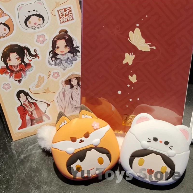 2024 Tian Guan Ci Fu Bluetooth Headset Headphone Fox Rabbit Earphone Case Tgcf Hua Cheng Xie Lian Toy Heaven Official'S Blessing