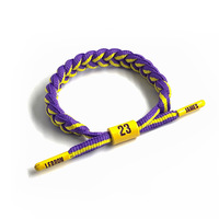 Bracelet Star Knitted Bracelet Kobe James Curry Owen Star Sports Wristband Basketball Bracelet