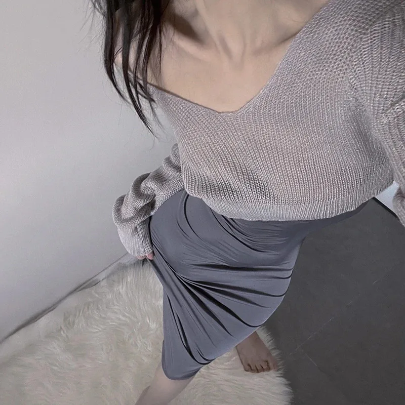 2025 ♥ New Paloli Backless Hollow Women Japanese Sexy Dress Anime Cosplay Nightgown Temptation Bandage See Through Secretary ☆★