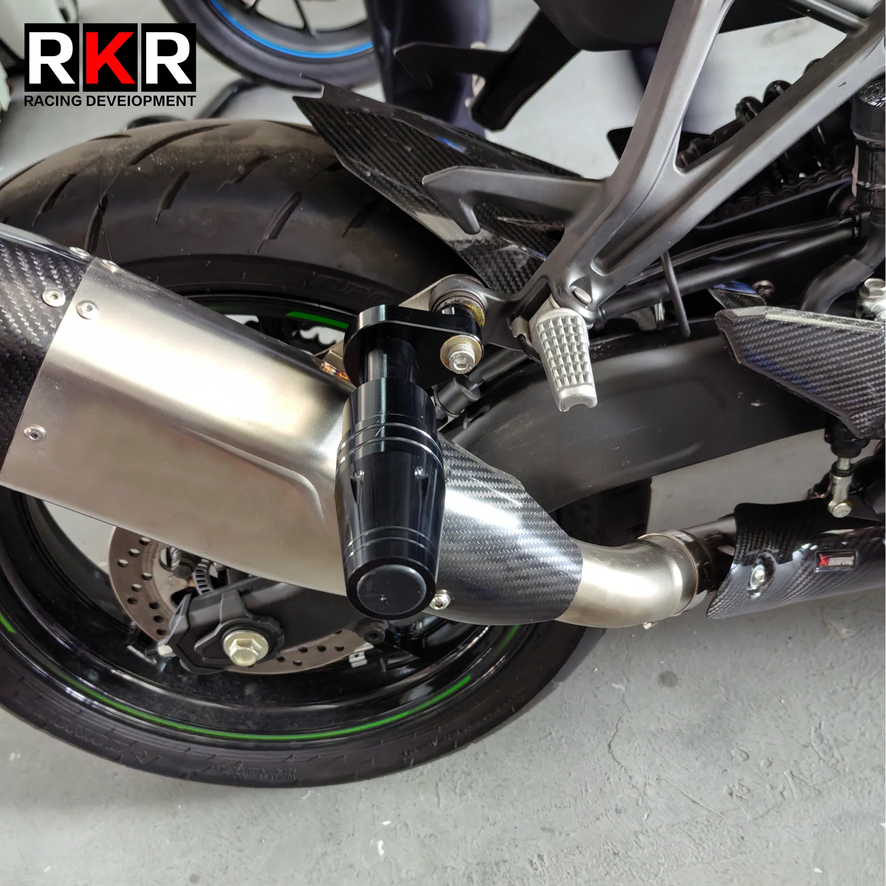 for KAWASAKI ZX4RR ZX-4RR Ninja 400 500 Z400 Z500 Motorcycle Crash Pads CNC Falling Protection Exhaust Sliders Crash Protector