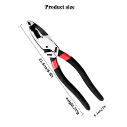 1Pc Multifunctional Sliding Screw Pliers with Removable Sliding Screws, Wire Cutting, Crimping Terminals, Broken Wire, Rust Screw Sliding Wire, Special Disassembly and Removal of Nail Pliers, Woodworking Damage, Rust Sliding Wire, Nail Pulling Pliers, Suitable for Home Improvement, Industrial Machinery Maintenance, Disassembly and Aged Screws, Etc