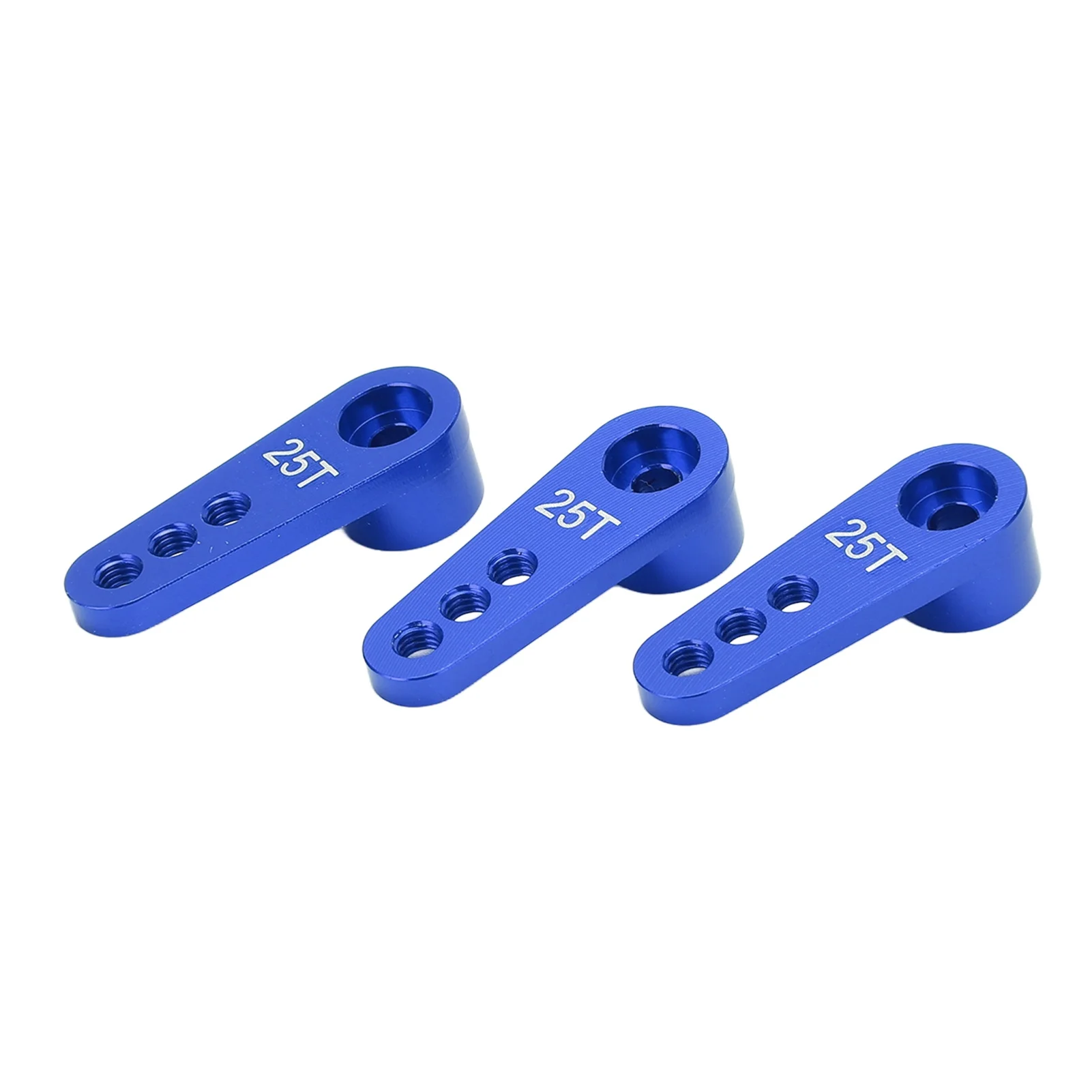3pcs RC Aluminum 25T Servo Horns Metal Steering Arm for 1/8 1/10 RC Car Upgrade Parts - view 4