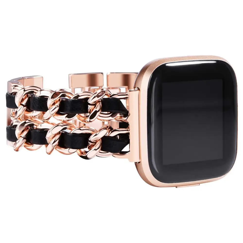 Dressy-pulsera para Fitbit Versa 4 3 Sense 2, correa de reloj inteligente para Fitbit Versa 2 Lite, cadena de eslabones